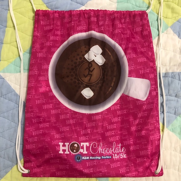 NWOT,HOT CHOCOLATE Drawstring backpack, Nylon. - Picture 1 of 2